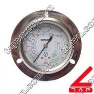 Đồng hồ đo áp suất freon Y63 có mặt bích