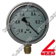 Đồng hồ đo áp suất chân không chống ăn mòn cao YN-100