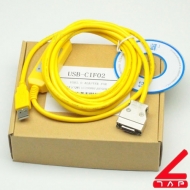 Cáp USB-CIF02 cho Omron CPM1, CPM1A, CPM2A, CQM1, C200HS, C200HX/HG/HE và SRM1